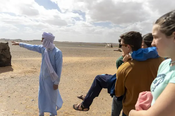 Sahra yakınlarındaki Fas berberi köyü. Yüksek kalite fotoğraf