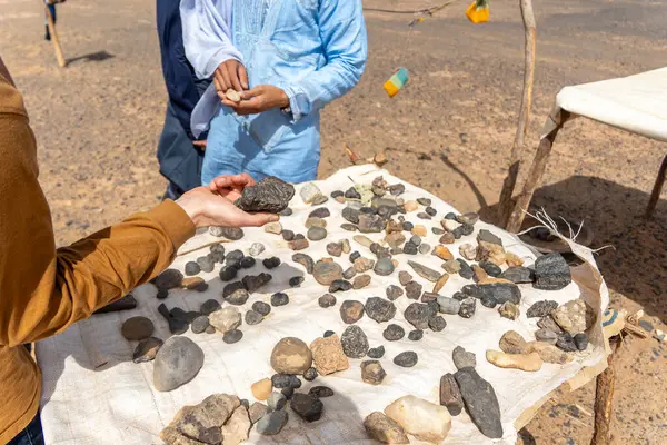Sahra yakınlarındaki Fas berberi köyü. Yüksek kalite fotoğraf