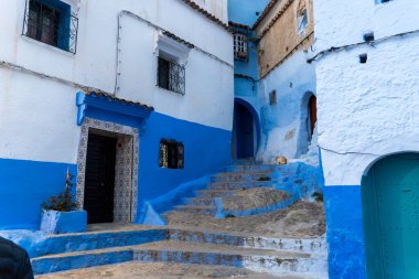 Kuzey Fas 'ta otantik mimari. Yüksek kalite fotoğraf