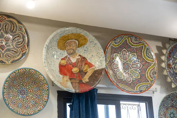 Fez, Fas 'ta el yapımı çömlek. Yüksek kalite fotoğraf