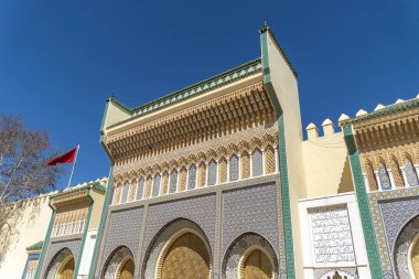 Yazın Fas 'ta mimarlık. Yüksek kalite fotoğraf