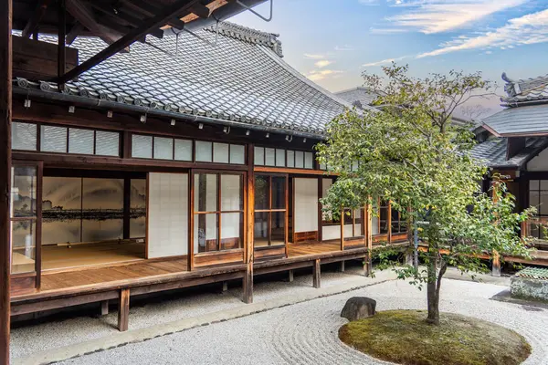 Gion, Japonya 'daki Kenninji Tapınağı. Yüksek kalite fotoğraf