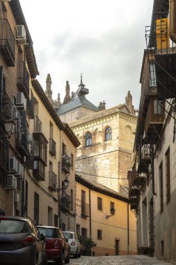 Toledo İspanya 'daki eski mimari. Yüksek kalite fotoğraf