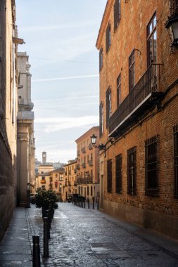 Toledo İspanya 'daki eski mimari. Yüksek kalite fotoğraf