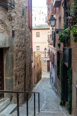 Toledo İspanya 'daki eski mimari. Yüksek kalite fotoğraf