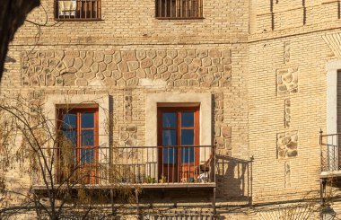 Toledo İspanya 'daki eski mimari. Yüksek kalite fotoğraf