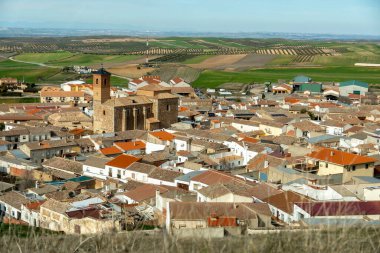 İspanya 'daki Toledo manzarası. Yüksek kalite fotoğraf