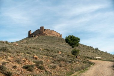 İspanya 'nın güneyindeki kale harabeleri. Yüksek kalite fotoğraf