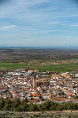 İspanya 'nın güneyindeki kale harabeleri. Yüksek kalite fotoğraf
