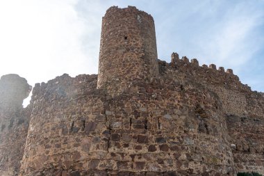 İspanya 'nın güneyindeki kale harabeleri. Yüksek kalite fotoğraf