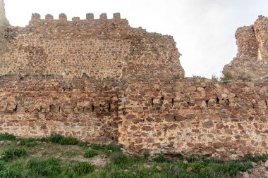 İspanya 'nın güneyindeki kale harabeleri. Yüksek kalite fotoğraf