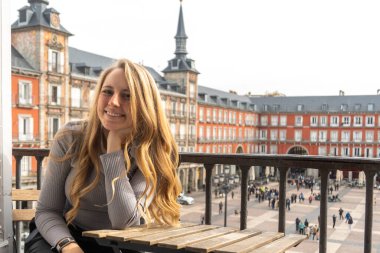  Madrid, İspanya 'da bir gün. Yüksek kalite fotoğraf