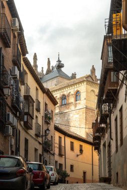 Toledo İspanya 'daki eski mimari. Yüksek kalite fotoğraf