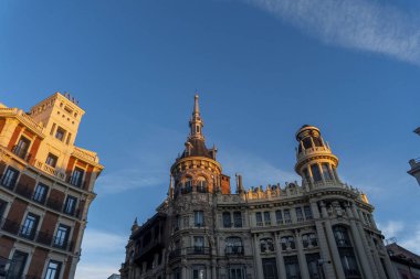 Madrid, İspanya 'da bir gün. Yüksek kalite fotoğraf
