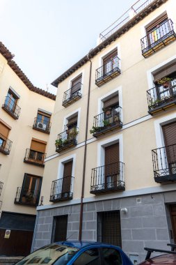 Toledo İspanya 'daki eski mimari. Yüksek kalite fotoğraf