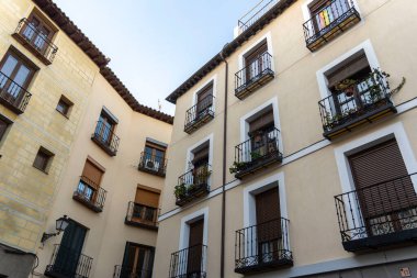 Toledo İspanya 'daki eski mimari. Yüksek kalite fotoğraf