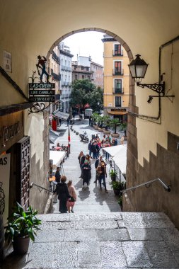 Madrid, İspanya - 1 Mart 2024: Madrid 'de bir gün. Yüksek kalite fotoğraf