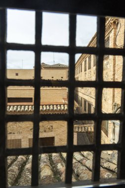 Toledo İspanya 'daki eski mimari. Yüksek kalite fotoğraf