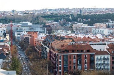 Madrid, İspanya 'da bir gün. Yüksek kalite fotoğraf