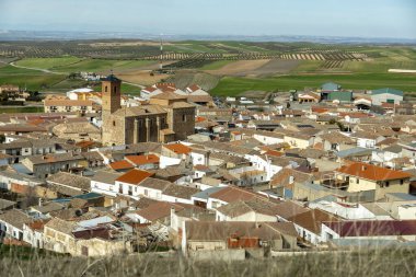 İspanya 'daki Toledo manzarası. Yüksek kalite fotoğraf