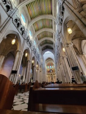 İspanya 'da Madrid' de dolaşıyordu. Yüksek kalite fotoğraf