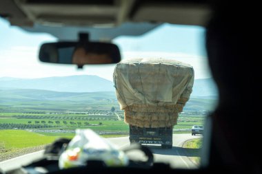 Fas 'tan geçen kırsal alan. Yüksek kalite fotoğraf
