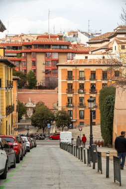 Madrid, İspanya 'da bir gün. Yüksek kalite fotoğraf