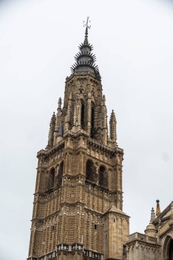 Toledo İspanya 'daki eski mimari. Yüksek kalite fotoğraf