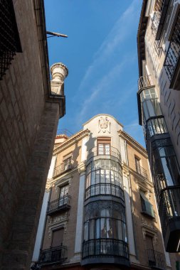 Toledo İspanya 'daki eski mimari. Yüksek kalite fotoğraf