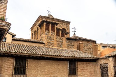 Toledo İspanya 'daki eski mimari. Yüksek kalite fotoğraf