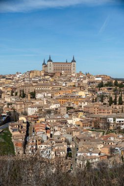 İspanya 'daki Toledo manzarası. Yüksek kalite fotoğraf
