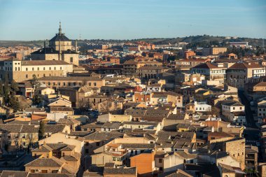 Toledo İspanya 'daki eski mimari. Yüksek kalite fotoğraf