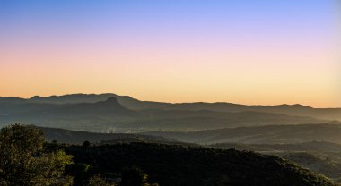 Prescott Arizona 'da Baş parmak Butte. Yüksek kalite fotoğraf