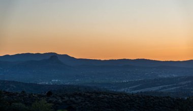 Prescott Arizona 'da Baş parmak Butte. Yüksek kalite fotoğraf