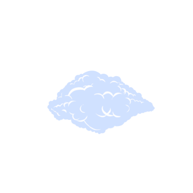 arkaplan olmadan bulut simgesi illüstrasyonu