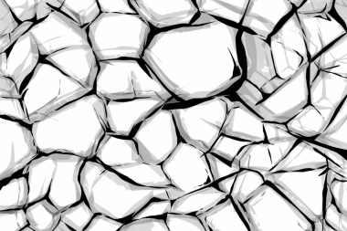 Çatlak efekt dokusunun ya da arka planda olmayan doğal taş deseninin çizimi