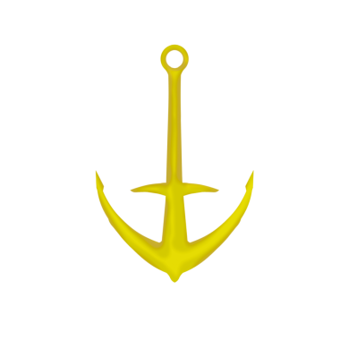Arkaplanı olmayan altın bir geminin simgesi
