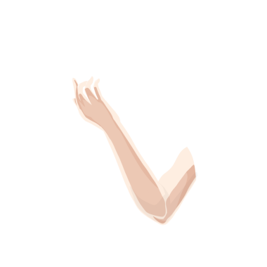 Geçmişi olmayan bir el hareketinin resmi.