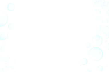 Arka plan olmadan suda hava kabarcıklarının çerçevesi
