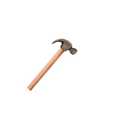 Geçmişi olmayan bir marangoz çekicinin simgesi