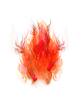 Arkaplan olmadan ateş simgesi vektörü kaydediliyor