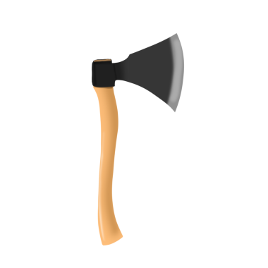 Geçmişi olmayan bir baltanın çizimi