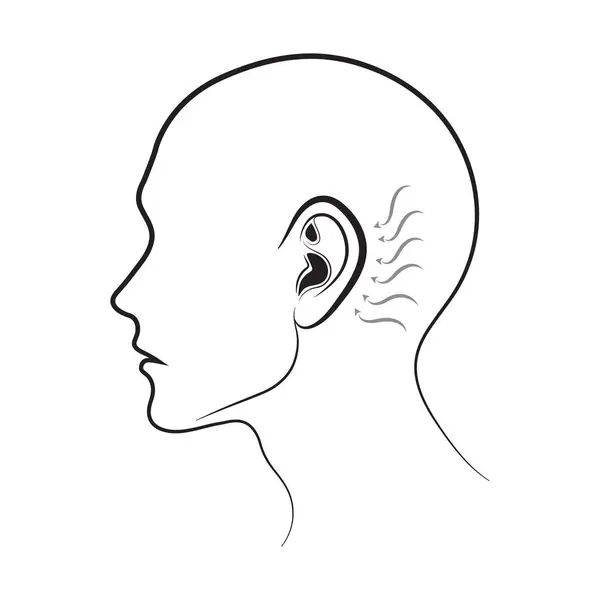 Dünya Duruşma Günü için İnsan Kulağı Tarafı Görünümlü Görüntü Dinleme