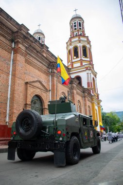 Soldiers in military vehicle with mounted machine gun, military forces in vehicle with machine gun on patrol, armed soldiers in military vehicle with heavy machine gun, military personnel in Humvee clipart