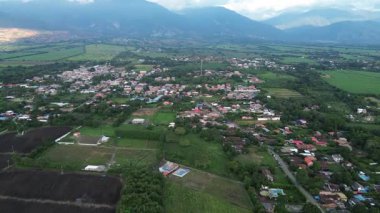 Santa Elena, Cerrito, Manzaralı Valle del Cauca Kırsal Bölgesi, Kolombiya Turizmi. Yüksek kalite 4k görüntü