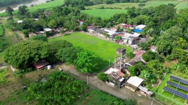 Bocas de Palo 'nun kırsal manzarası, Valle del Cauca. Yüksek kalite 4k görüntü