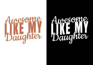 Kızımın ebeveynler için giysi ve hediyeler tasarlaması gibi harika..