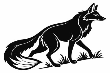 Bir ejderha ikonu, elektro gitar ikonu, arı silueti ve penguen ikonunun yer aldığı eşsiz bir vektör dizaynı keşfedin..