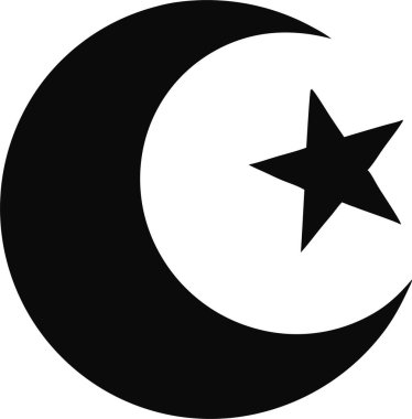  Ay yıldızı simgesi çizimi