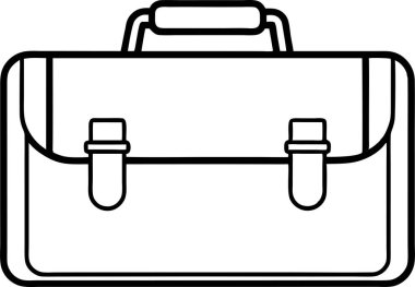 Çanta vektör resim simgeleri. Bu düzenlenebilir ve yazdırılabilir bir dosya..